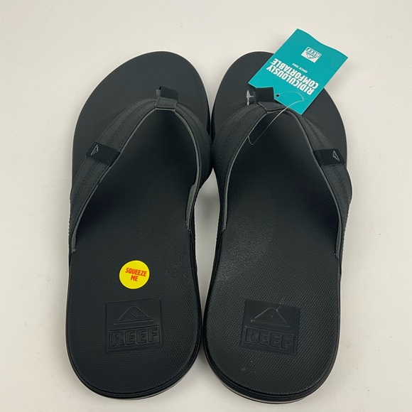 REEF Cushion Phantom Flip Flops Black US Mens Size 13 NWT - Picture 4 of 12